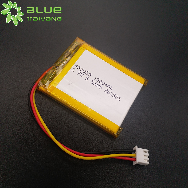Lithuim Polymer Battery Rechargeable Custom 455055 3.7v 1500mah Li Ion Battery Cell