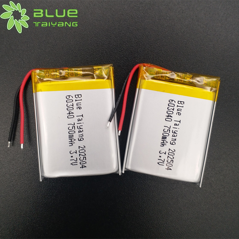 Recargable 1s Lipo Battery 603040 750mah 3.7v Battery for Tracking Device