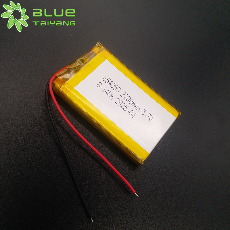 Rechargeable Small Battery Bateria 654050 3.7v 2200mah 8.14wh Lipo Battery