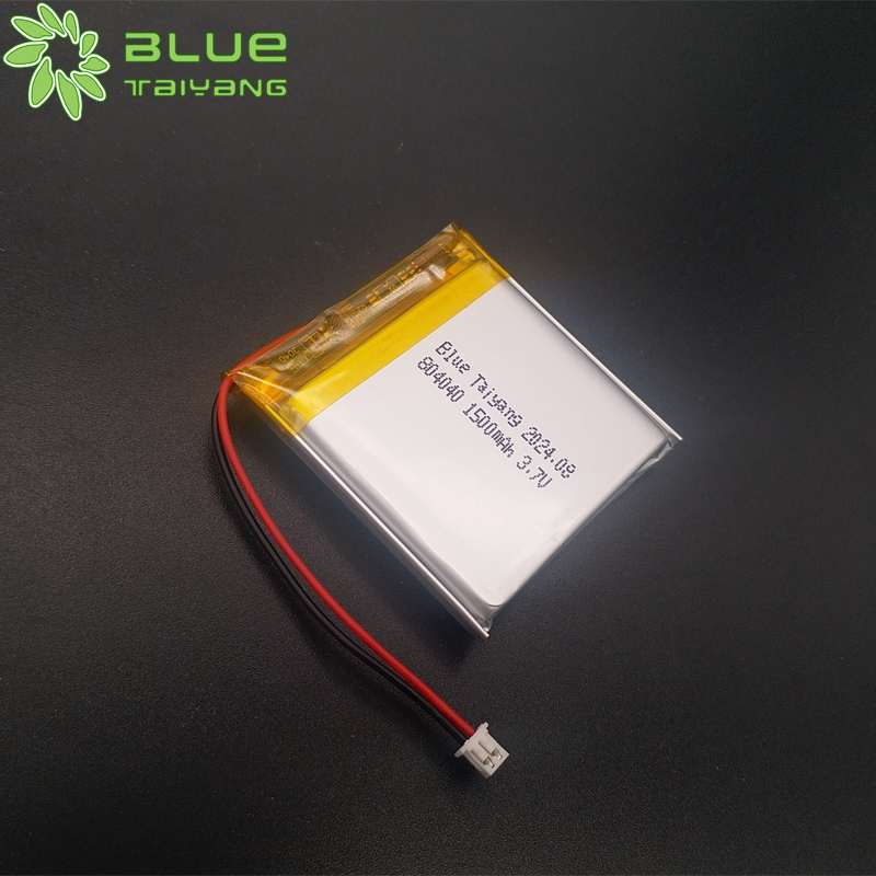 Custom 804040 3.7v 1500mah Lithium Polymer Rechargeable Battery Used for solar radio