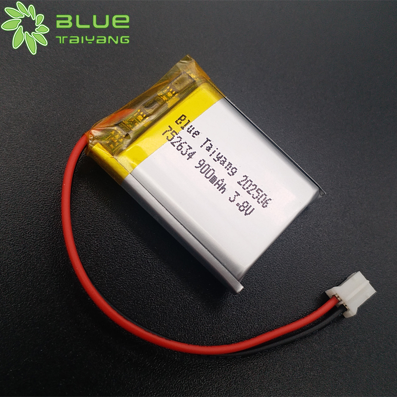 Custom Rechargeable 752634 3.8v Li-ion Battery 900mah 3.33wh Batterie Li Po