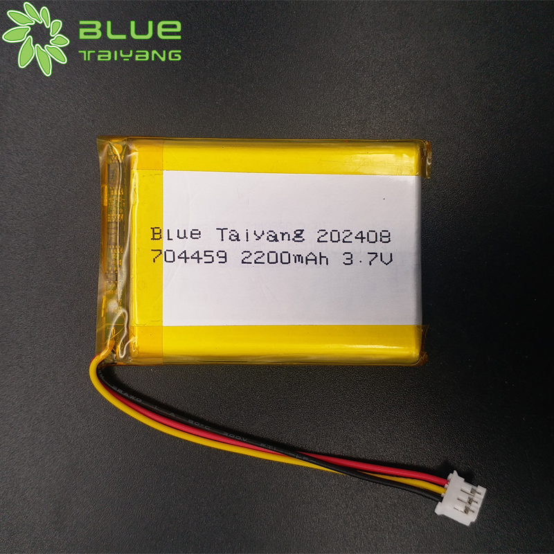 Lithium Polymer Cells 704459 2200mah 3.7v Rechargeable Custom Lithium Battery