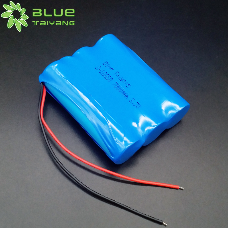 18650 Lithium ion battery pack 3P 3.7v 7800mah 18650 Cylindrical battery pack