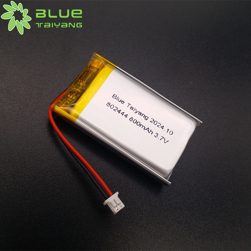 802444 Custom Mini Power Bank Li-po Battery 3.7v 800mah Mp3 Battery