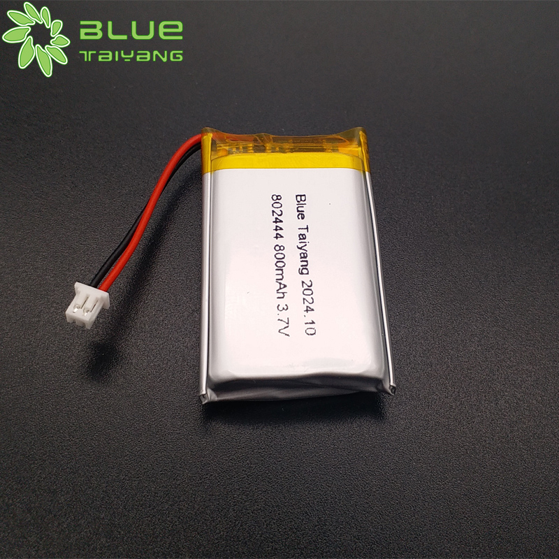 802444 Custom Mini Power Bank Li-po Battery 3.7v 800mah Mp3 Battery