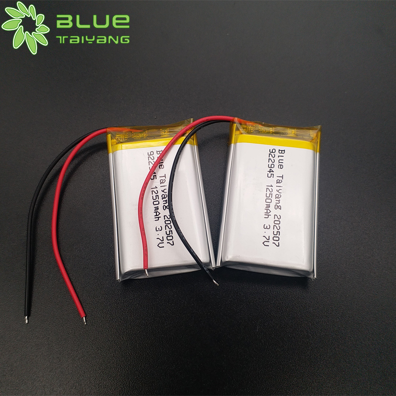 922945 Lithium Ion Batteries 3.7v 1250mah Rechargeable Li Ion Battery