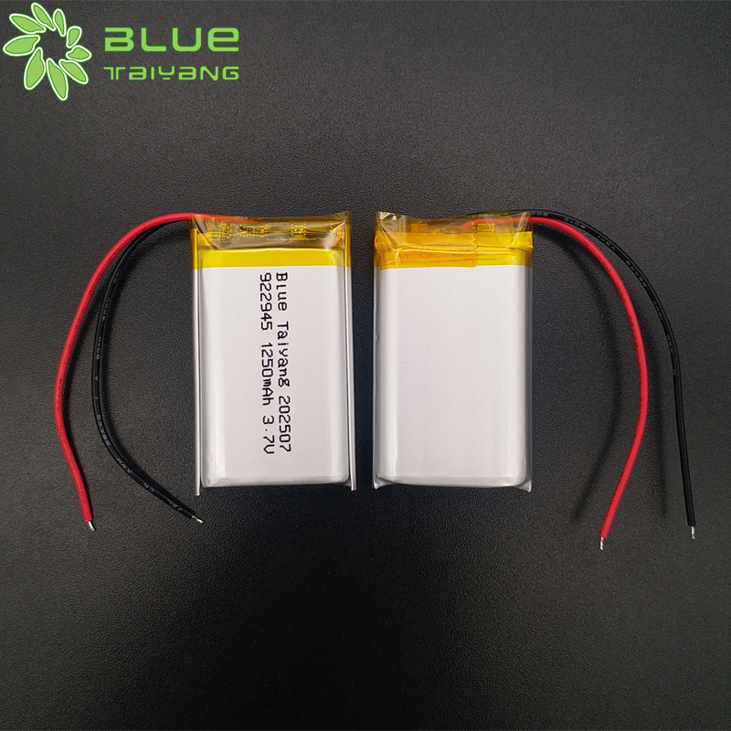 922945 Lithium Ion Batteries 3.7v 1250mah Rechargeable Li Ion Battery