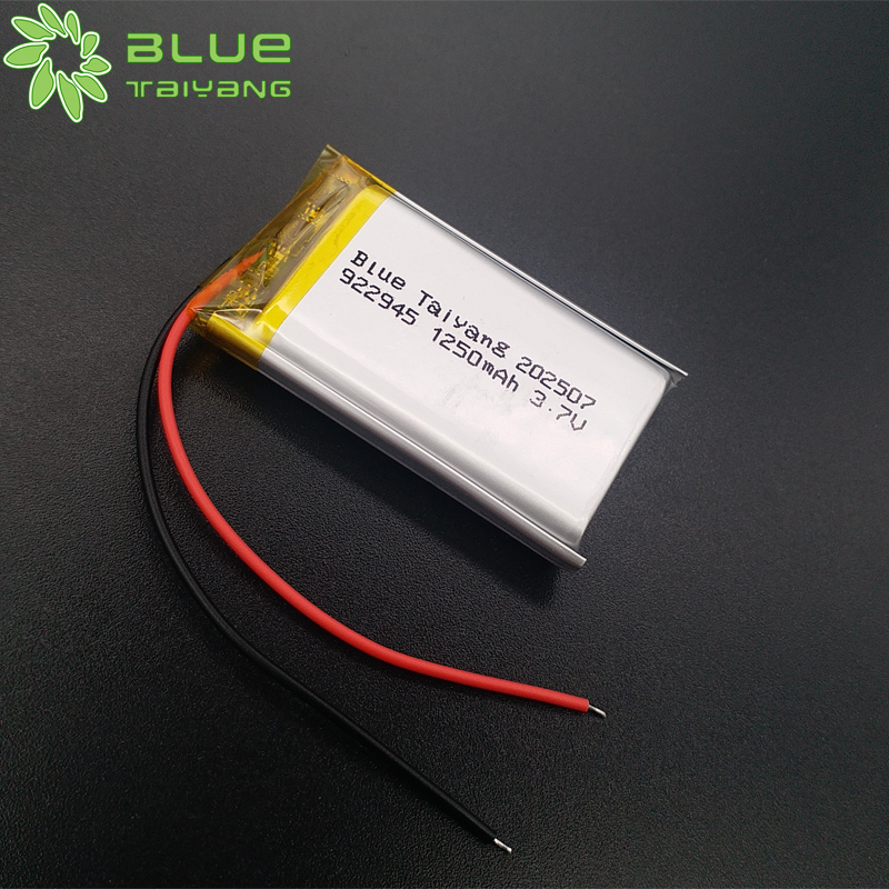 922945 Lithium Ion Batteries 3.7v 1250mah Rechargeable Li Ion Battery