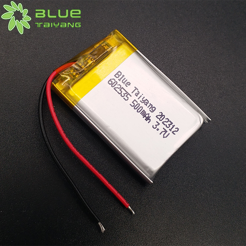 Custom Rechargeable 602535 Lipo Battery 3.7v 500mah Lithium Ion Battery
