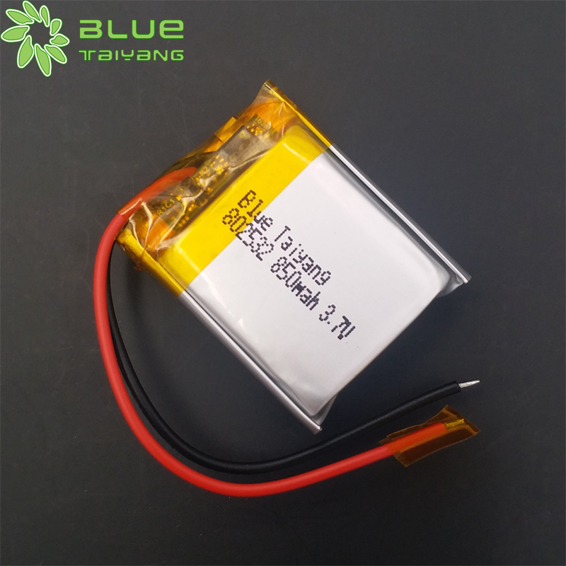 Custom Bateria 802532 lipo pouch battery 850mah 3.7v power bank
