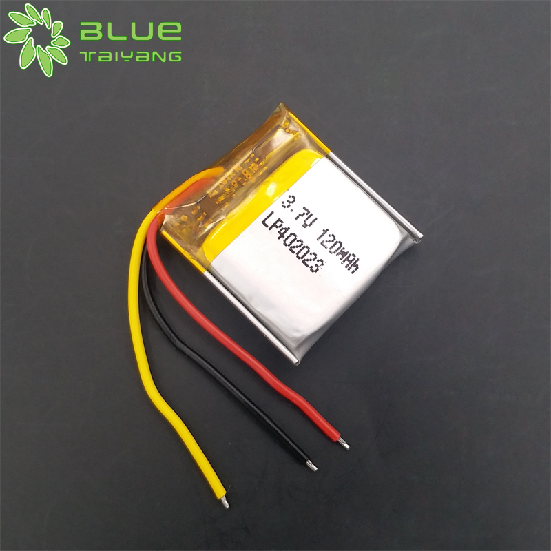 402023 Custom rechargeable polymer lithium ion battery 120mah 3.7v power bank  battery