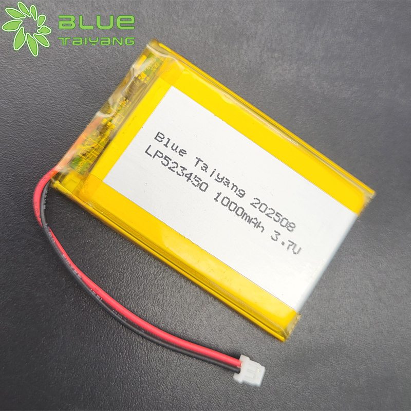 Batteria LIPO ELLENNE 523450 Da 1000mAh 3.7V Con Protezione E Connettore 2P-PH, Per Dispositivi Fai-da-te, Cuffie, Power Bank E GPS