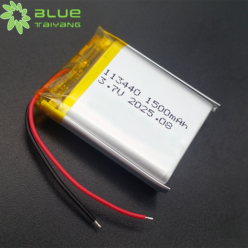 113440 Custom Lipo Baterias Recargables 1500mah 3.7v Pouch Battery Cell