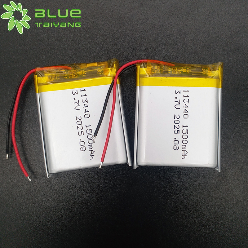 113440 Custom Lipo Baterias Recargables 1500mah 3.7v Pouch Battery Cell