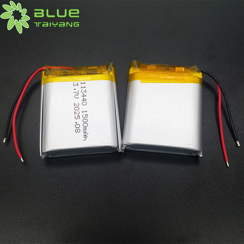 113440 Custom Lipo Baterias Recargables 1500mah 3.7v Pouch Battery Cell