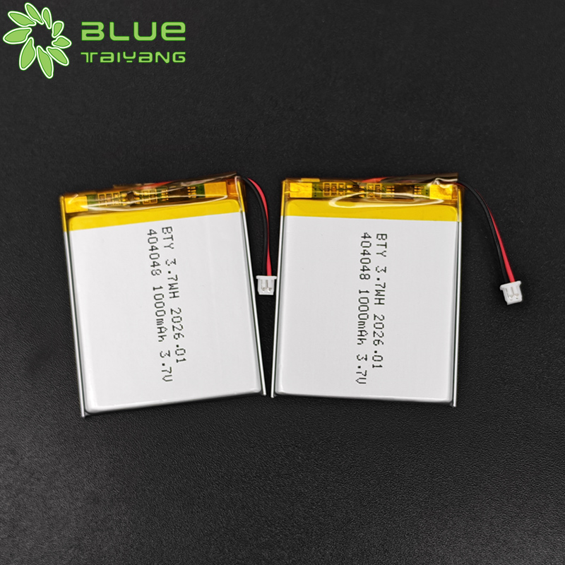 404048 custom rechargeable lipo battery 1000mah 3.7v li ion battery cell