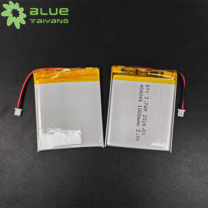 404048 custom rechargeable lipo battery 1000mah 3.7v li ion battery cell