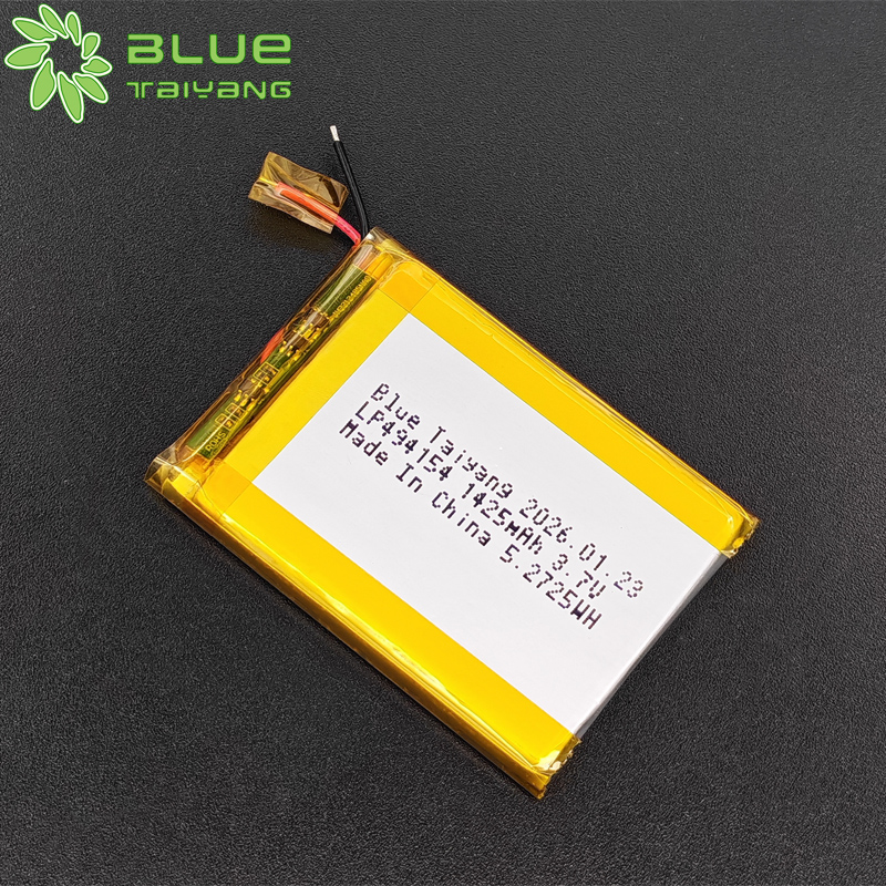 494154 Li-polymer Battery 3.7v Li Polymer 1425mah Rechargeable Batter