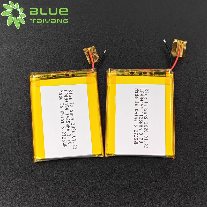 494154 Li-polymer Battery 3.7v Li Polymer 1425mah Rechargeable Batter