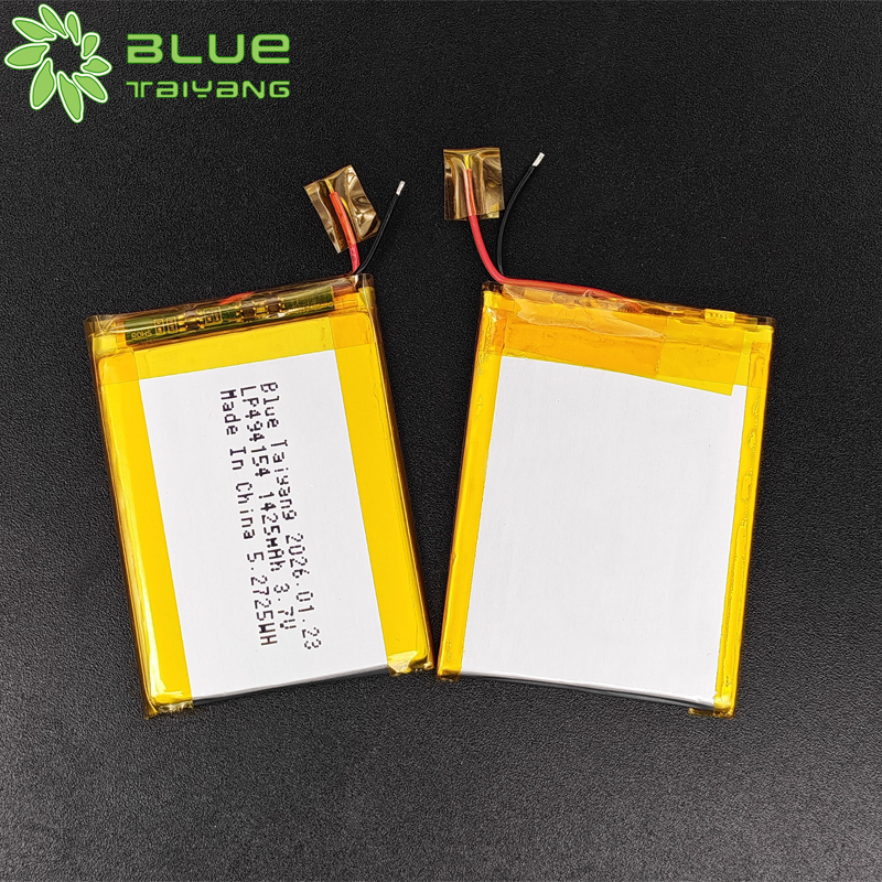 494154 Li-polymer Battery 3.7v Li Polymer 1425mah Rechargeable Batter