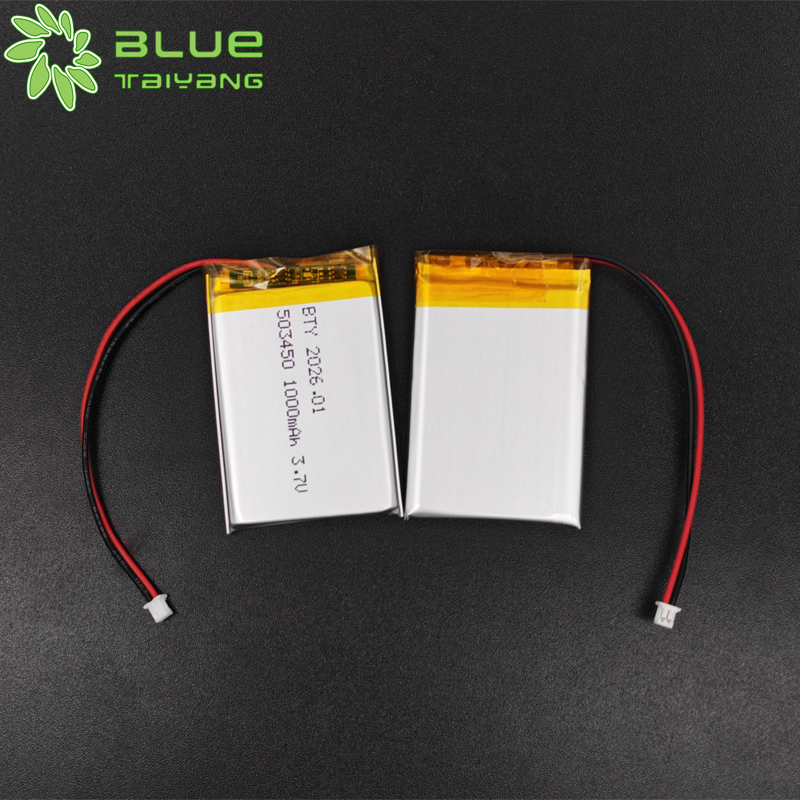 503450 custom batteries rechargeable 3.7 v 1000mah lithium ion battery