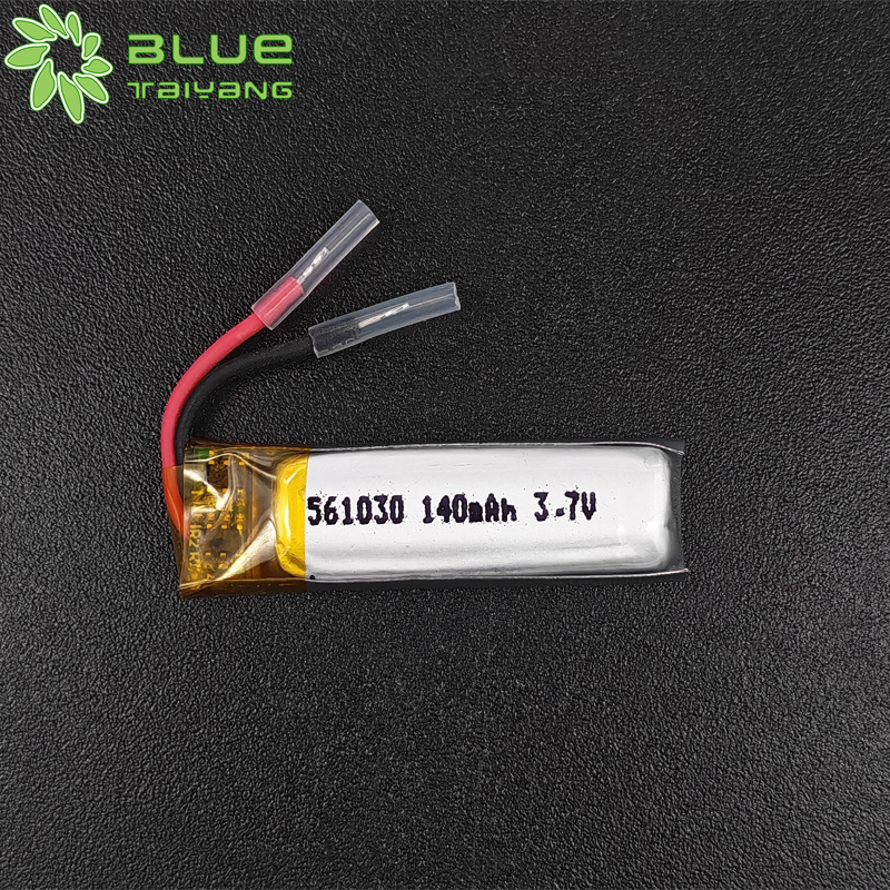 561030 Custom Rechargeable Lipo Battery 3.7v 140mah Li Polymer Battery