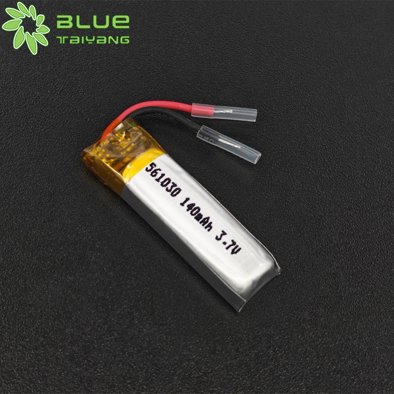 561030 Custom Rechargeable Lipo Battery 3.7v 140mah Li Polymer Battery