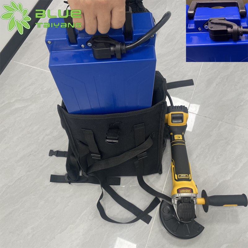 Customized li ion battery pack 18V 18.5V 20V 27Ah 3C for backpack Handheld Angle Grinder