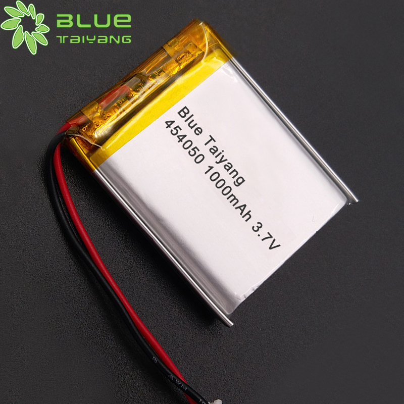 ultra thin 454050 lipo battery 3.7v 1000mah 950mah smallest 3.7v polymer batery 1000mah