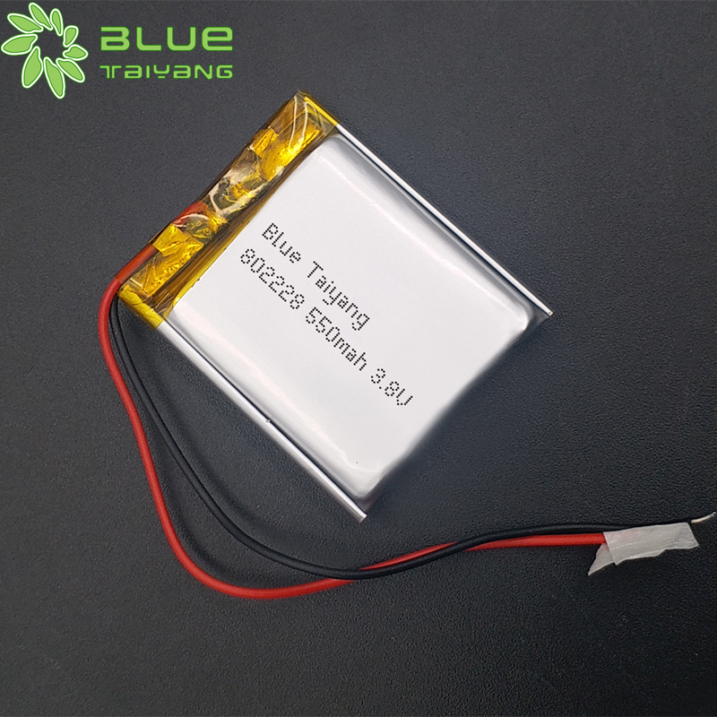 Rechargeable 802228 3.8v  550mah 3.8V lithium polymer cell 3.8v lipo battery