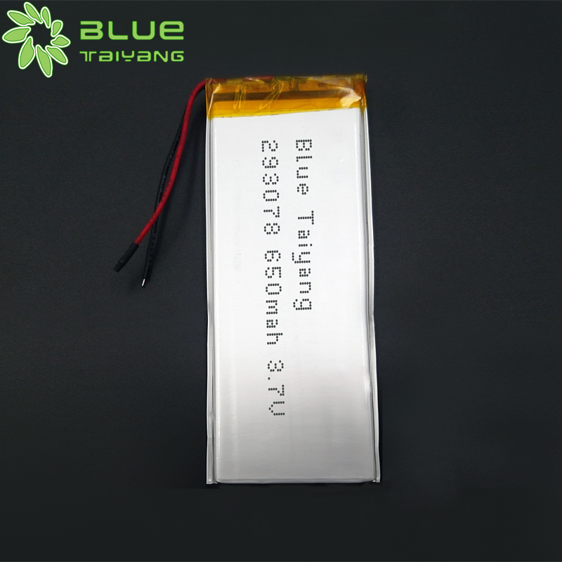 Customize 3.7v 293078 650mah rechargeable polymer lithium battery bateria lipo 650mah 2.41wh battery