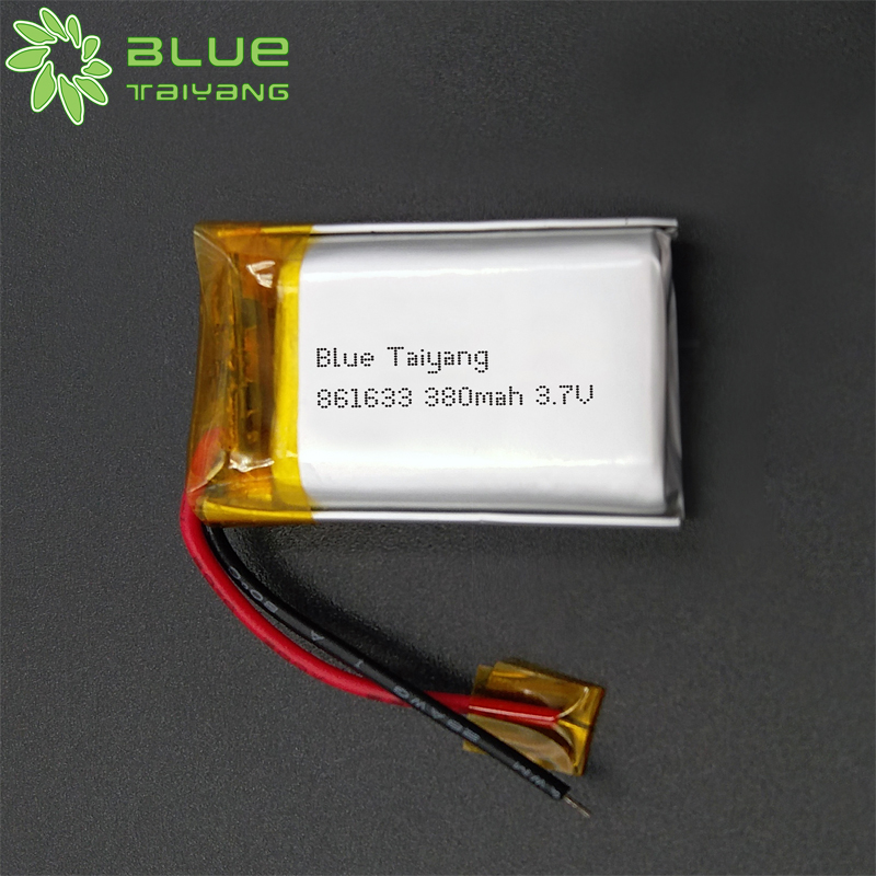 861633 Wholesale rechargeable li ion battery 370mah lithium battery 3.7v 380mah Lipo Battery