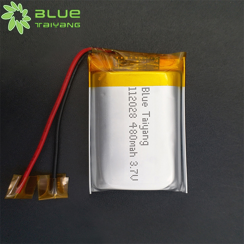 112028 li ion polymer battery 3.7v 480mah rechargeable lithium battery