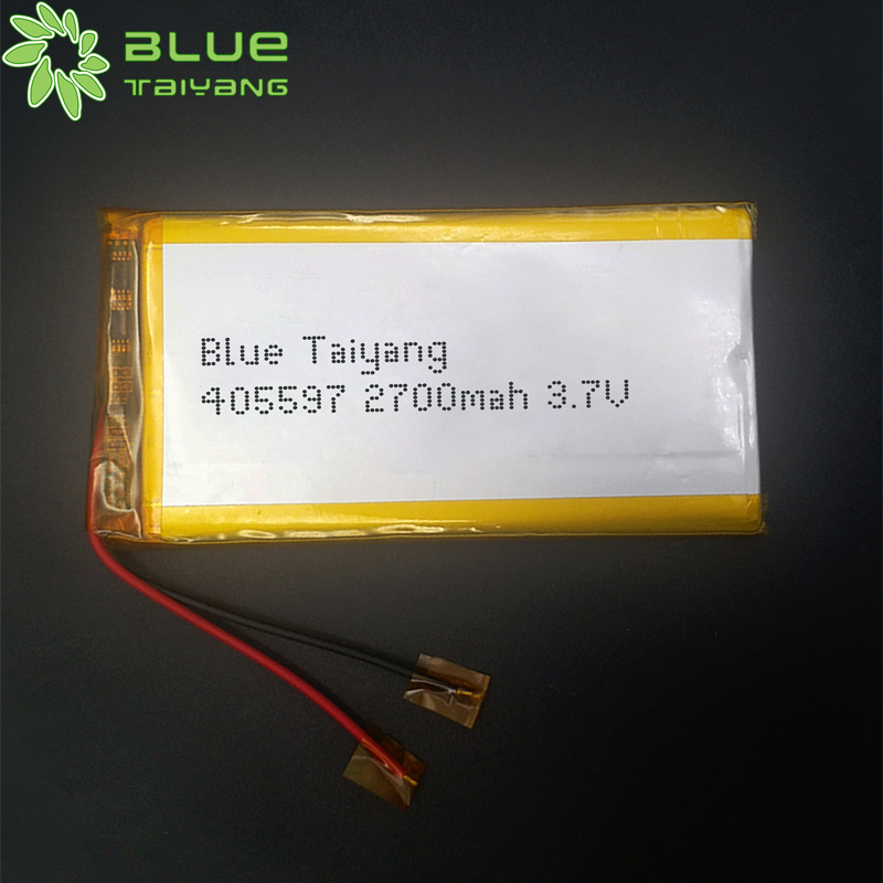 405597 lithium polymer battery 3.7v 2700mah li ion polymer battery rechargeable 3.7v 2700mah