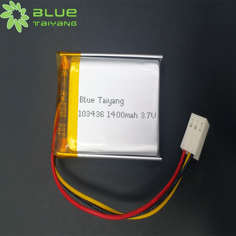 Best price 103436 3.7v 1400mah lipo battery rechargeable lithium polymer battery 3.7v 1400mah