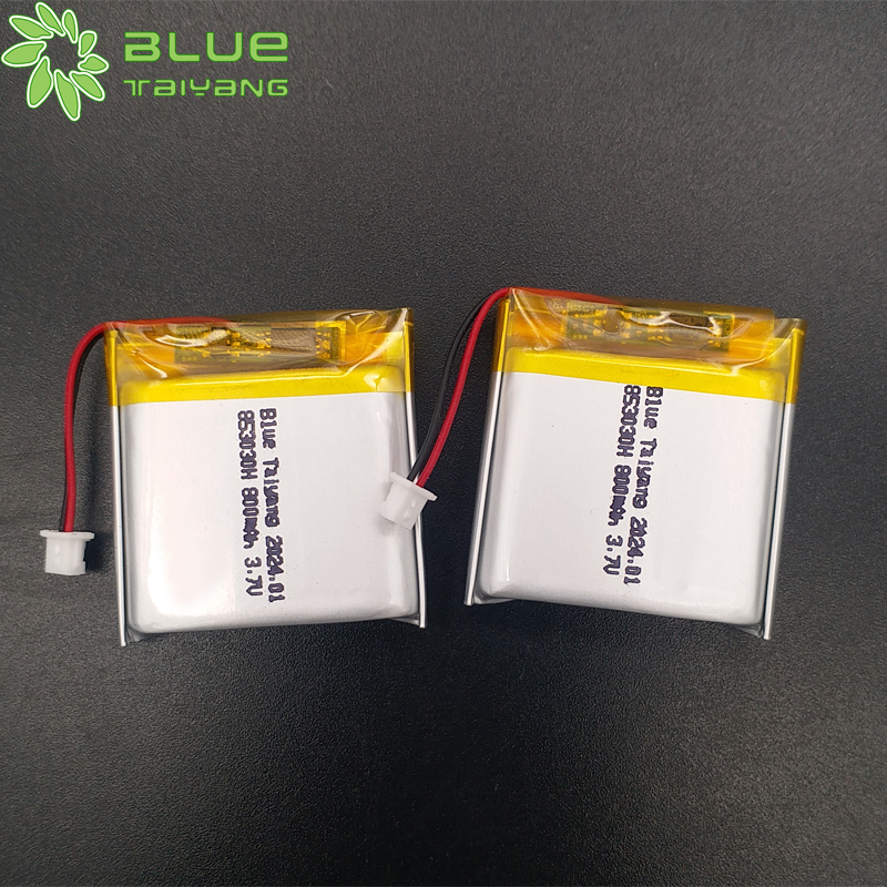 Pouch Rechargeable Aa Lipo Battery 853030 4v 3.7 Volt 800mah 3.7v 850mah 3.7 v Baterai Lithium Polymer Battery  for GPS tracker