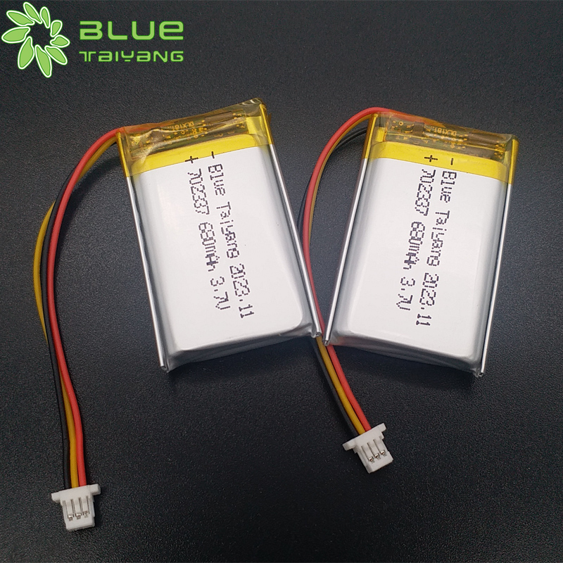 702337 lipo battery rechargeable lithium li ion battery 3.7v 680mah bateria battery