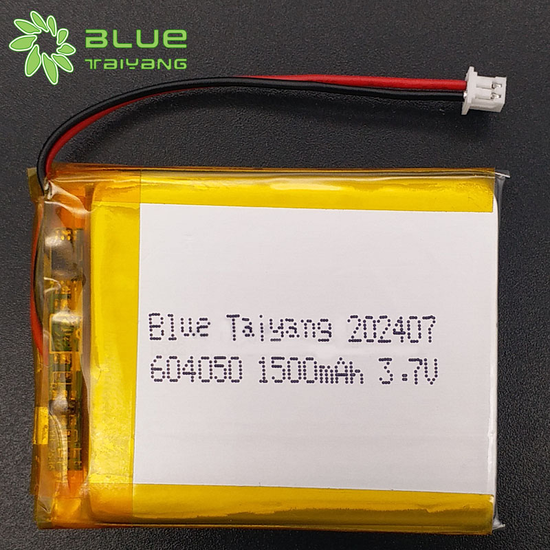 604050 custom lipo battery 3.7v 1500mah rechargeable lithium battery