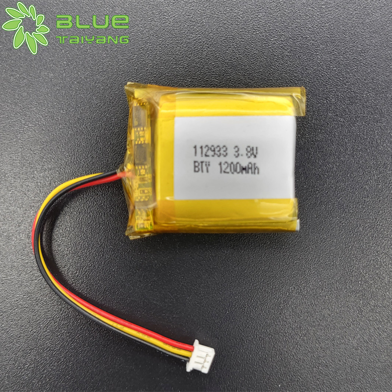 112933 custom lipo battery lithium ion 3.8v 1200mah battery rechargeable
