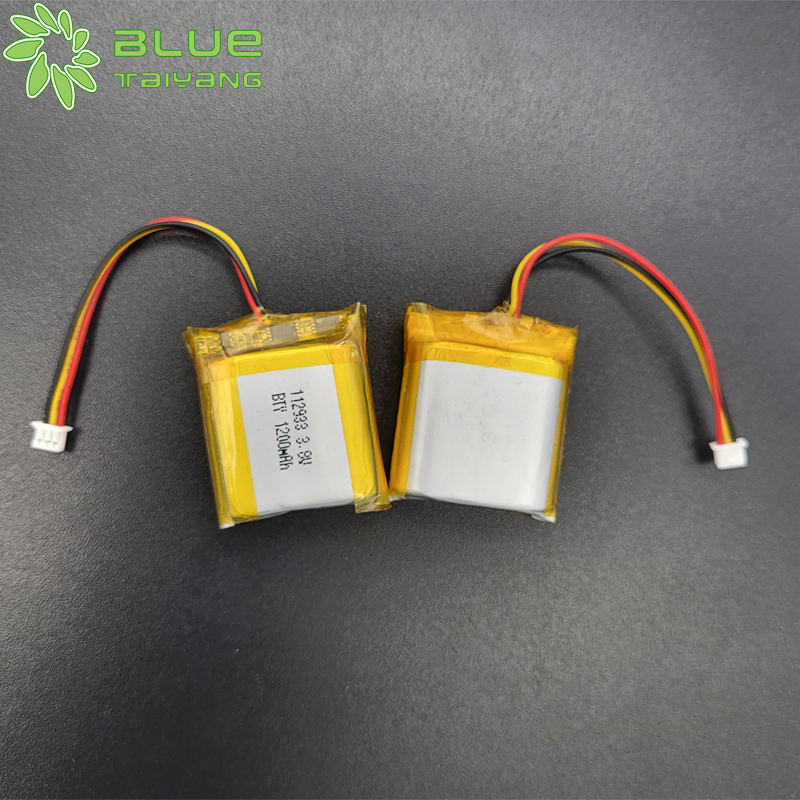 112933 custom lipo battery lithium ion 3.8v 1200mah battery rechargeable