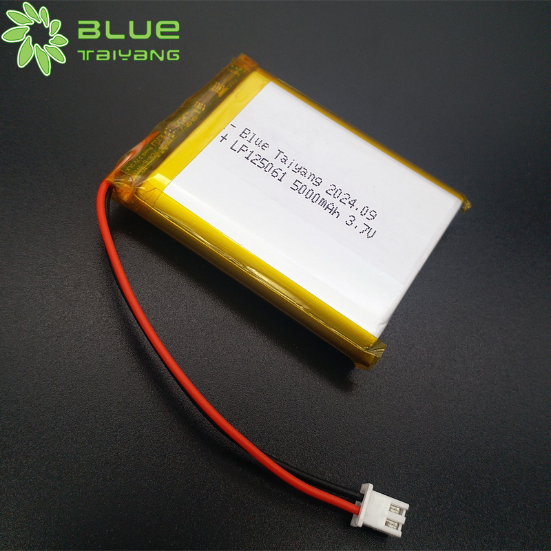 125061 3.7v 5000mah 18.5wh Rechargeable Li Polymer Battery 5000mah Lithium Ion Polymer Battery