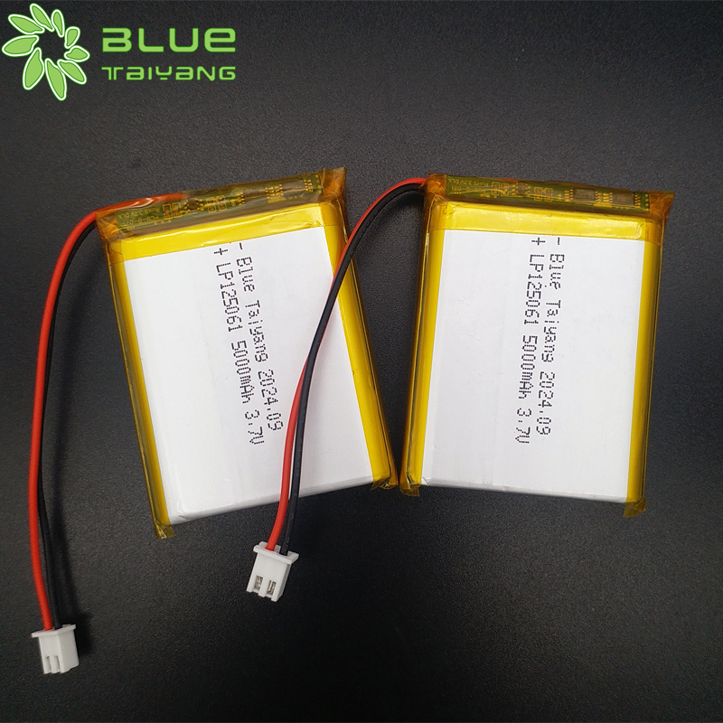 125061 3.7v 5000mah 18.5wh Rechargeable Li Polymer Battery 5000mah Lithium Ion Polymer Battery