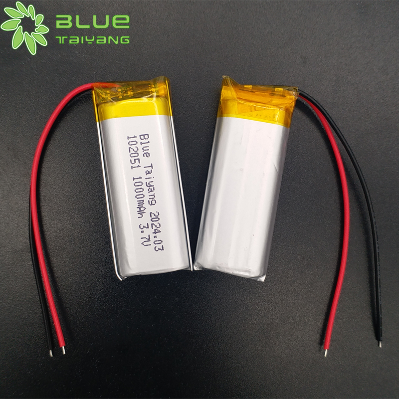 Rechargeble battery 3.7wh mini 3.7v lithium battery 1000 mah 102051 3.7 v battery 1000mah lithium polymer battery