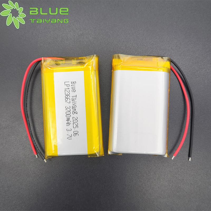 123667 3.7V 3700mah Lithium Polymer Battery Lipo Rechargeable Li Ion Polymer Battery 3700mah