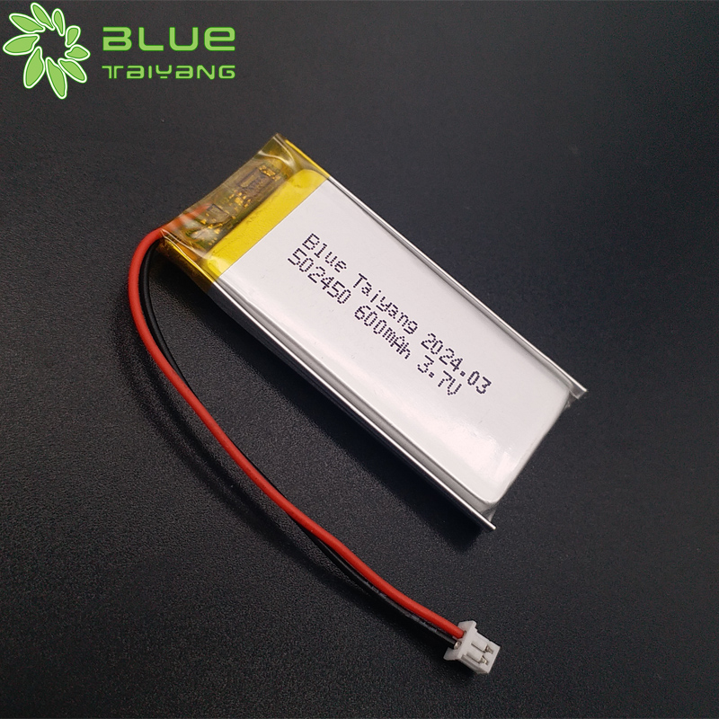 502450 3.7v Lithium Ion Polymer Battery Cell 600mah Batteries 3.7v 600mah Polymer Lithium 600mah