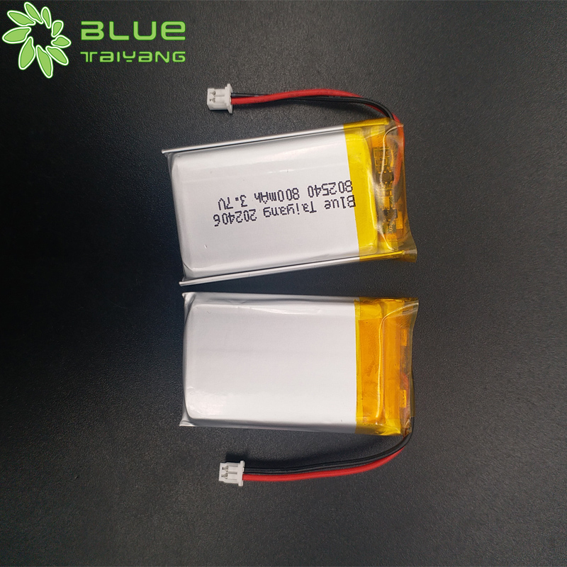 Lithium polymer battery 3.7v 800mah batteria 852540 3.7v 800mah 2.96wh li-ion battery