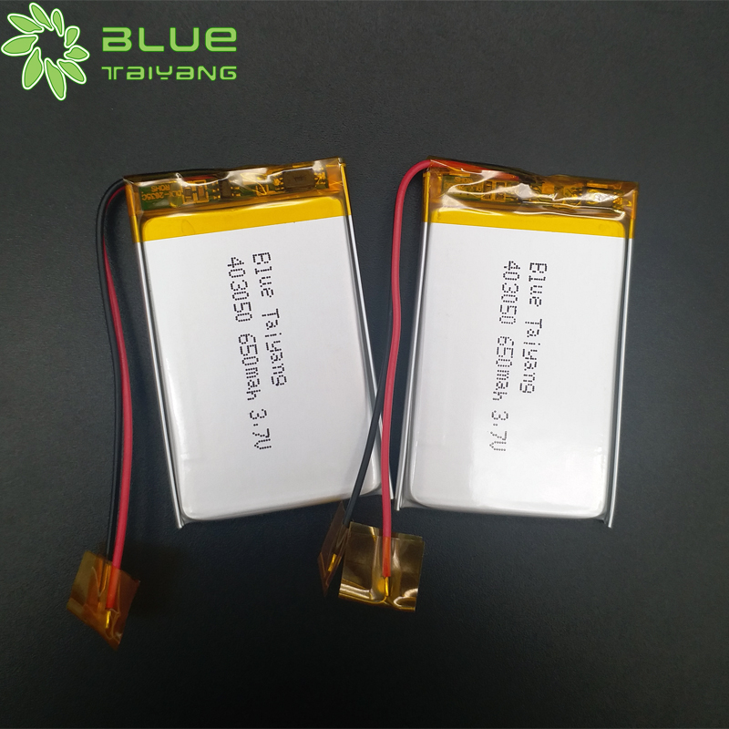 403050 650mah li-ion rechargeable lithium-ion battery 700mah 650mah small battery