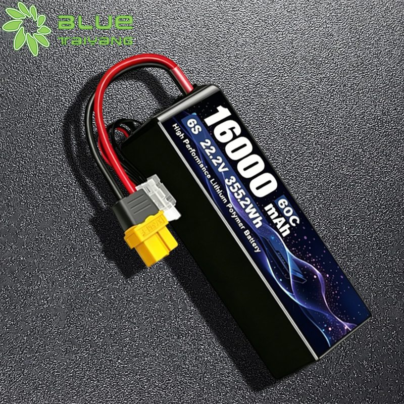 1174170 Rechargeable Lithium Polymer Battery 6s  22.2V 16000mah 60C High Rate Li-po Battery for Agricultural Drone/UAV and Electric Toy Car