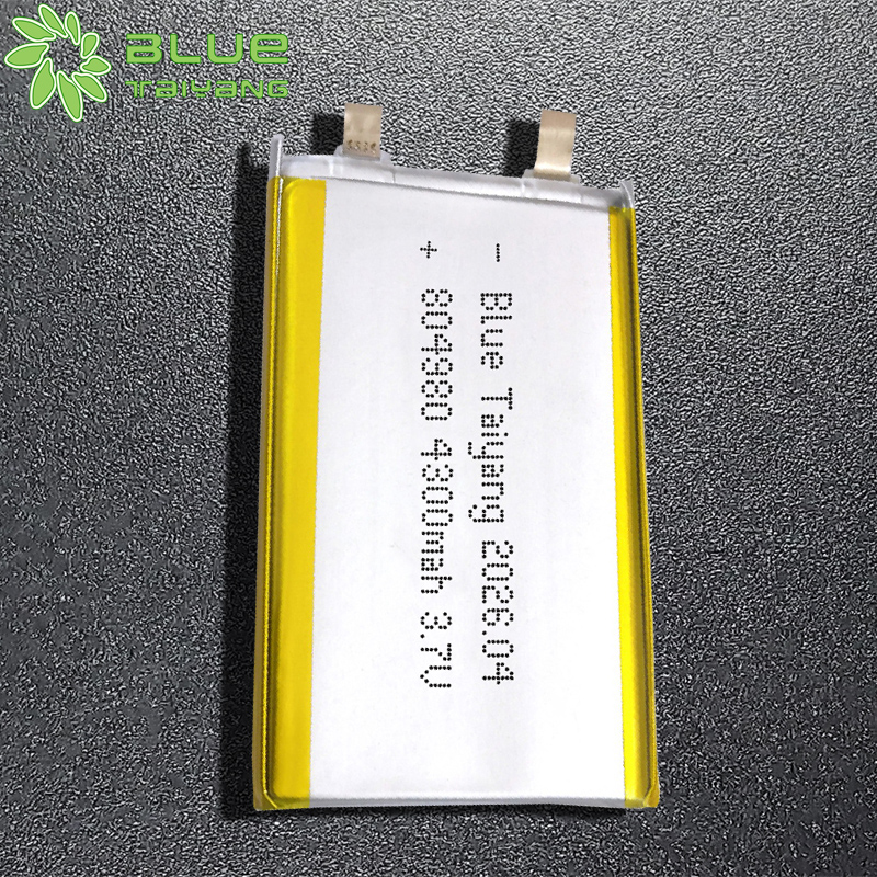 804980 Rechargeable LiPo  Batter 4300mah lithium polymer battery 3.7v