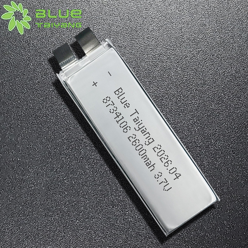 8734106 Li-ion Polymer Rechargeable Battery 3.7v 2600mah 20c High Discharge Rate Lithium Battery